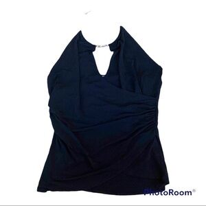 Rue 21 Black Choker Wrap Halter XL